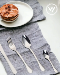 24-Piece Stainless Steel Cutlery Set