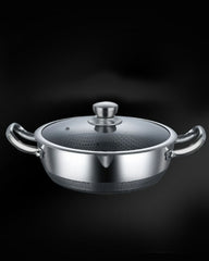 30cm Tri-Ply Honeycomb Stainless Steel Pot