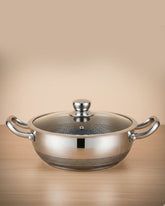 30cm Tri-Ply Honeycomb Stainless Steel Pot