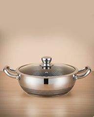 30cm Tri-Ply Honeycomb Stainless Steel Pot