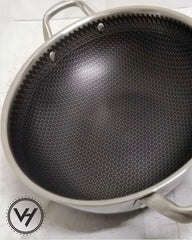 34cm Tri-Ply Honeycomb Stainless Steel Pot