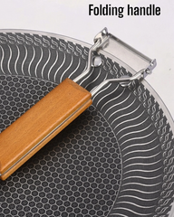 36.5cm Honeycomb Stainless Steel Grill Plate