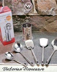 5-Piece Stainless Steel Cooking Tool Set