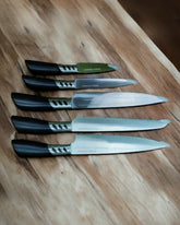 5-Piece Stainless Steel Knife Set – ABS Handle