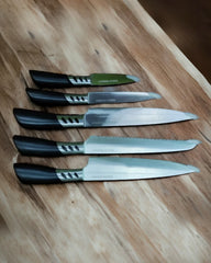 5-Piece Stainless Steel Knife Set – ABS Handle