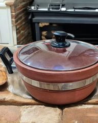 5L Clay Handi Pot with Glass Lid