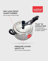 5L Tri-Ply Stainless Steel Inner Lid Pressure Cooker