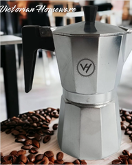 6-Cup Stovetop Moka Pot Espresso Maker