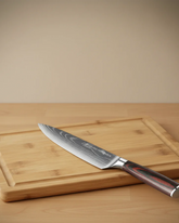 Bamboo Cutting Board & 8" Chef Knife Set