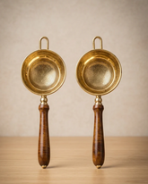 Brass Tea Strainer – Wooden Handle