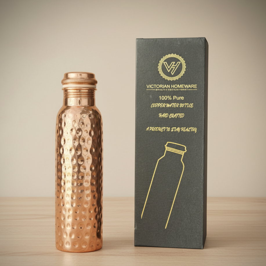 Hand-Crafted Copper Bottle (950 mL)