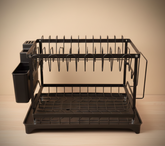 Stainless Steel Dish Drying Rack with Drip Tray