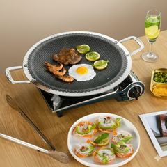 36.5cm Stainless Steel Tawa