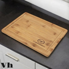 Bamboo Cutting Board & 8" Chef Knife Set