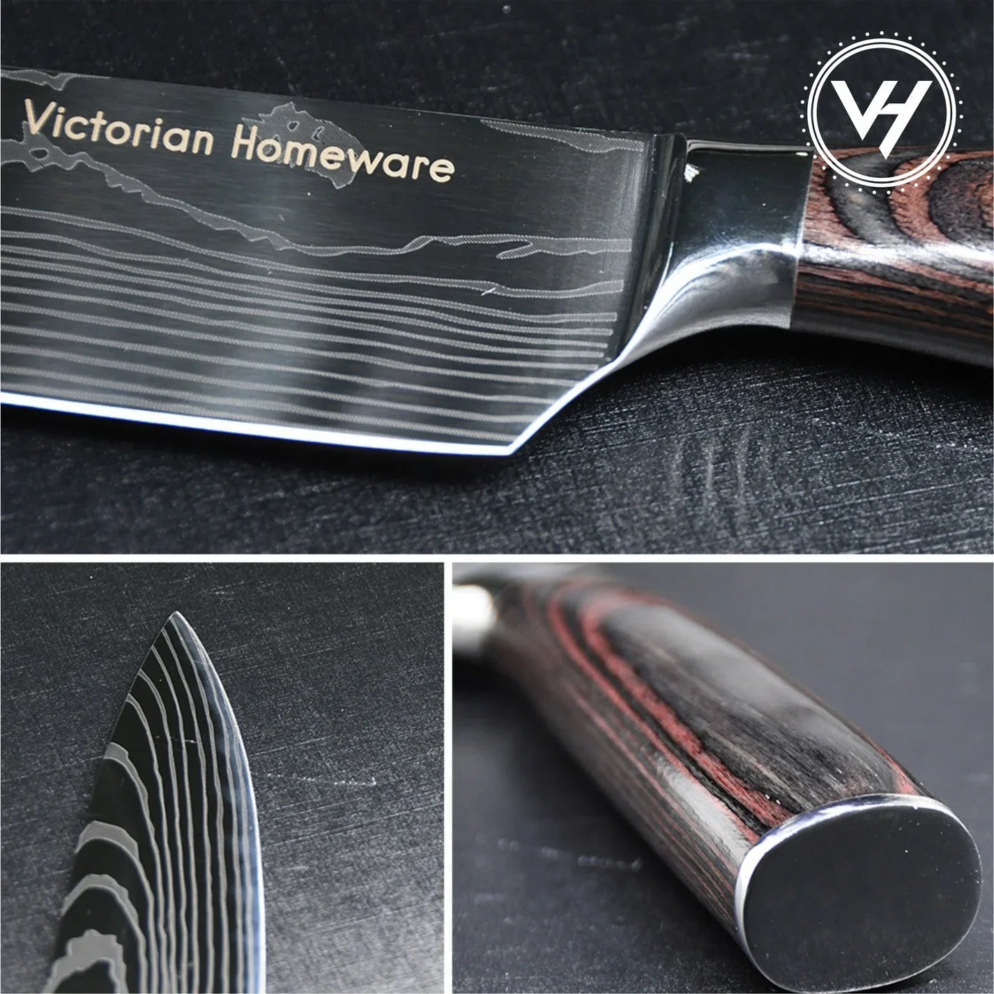 Stainless Steel Chef Knife (8")