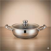 30cm Tri-Ply Honeycomb Stainless Steel Pot