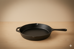 26cm Pre-Seasoned Cast Iron Skillet