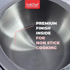 2L Tri-Ply Stainless Steel Inner Lid Pressure Cooker