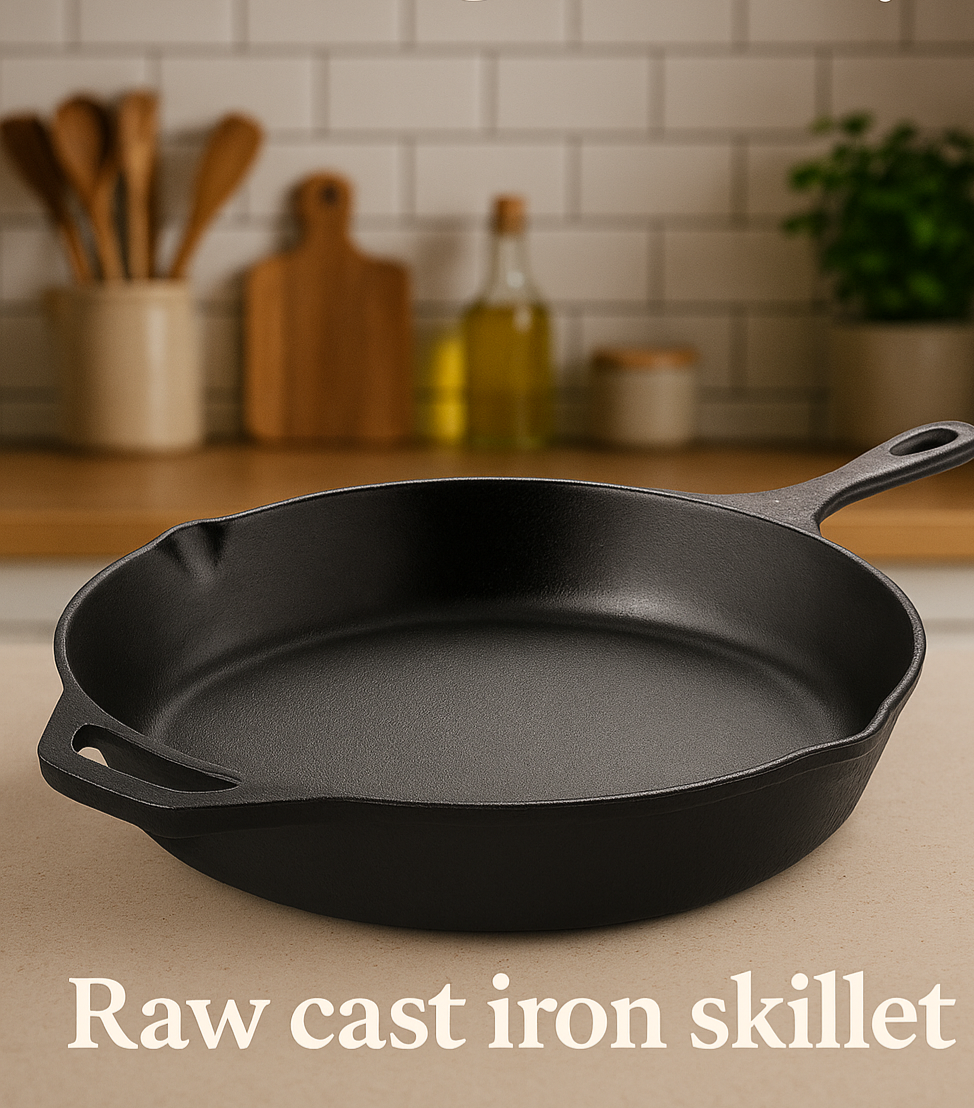 Raw Cast Iron Skillet (26cm)