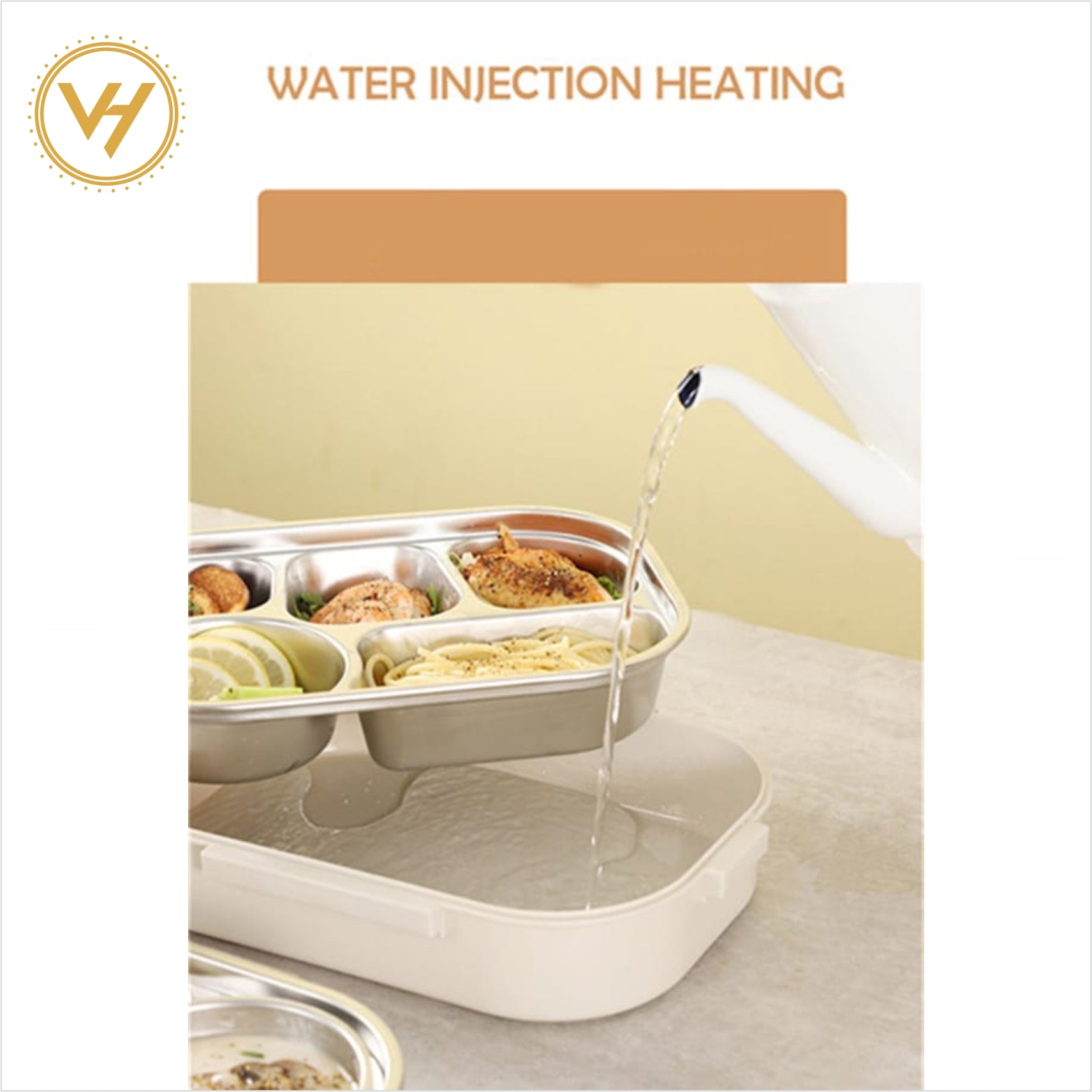 Stainless Steel Lunch Box 2000 ML Capacity