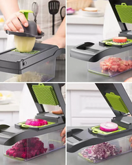16-Piece Multifunction Vegetable Chopper Set