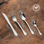 24-Piece Stainless Steel Cutlery Set
