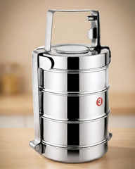 3-Tier Stainless Steel Tiffin Lunch Box