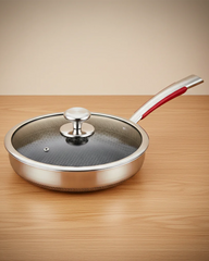 30cm Honeycomb Stainless Steel Frypan