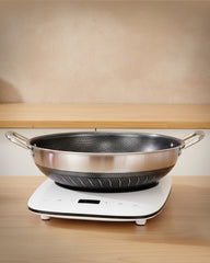 34cm Tri-Ply Honeycomb Stainless Steel Pot
