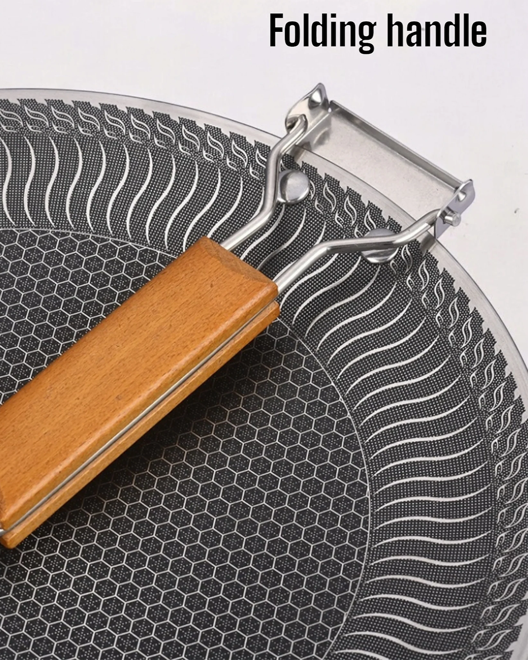 36.5cm Honeycomb Stainless Steel Grill Plate