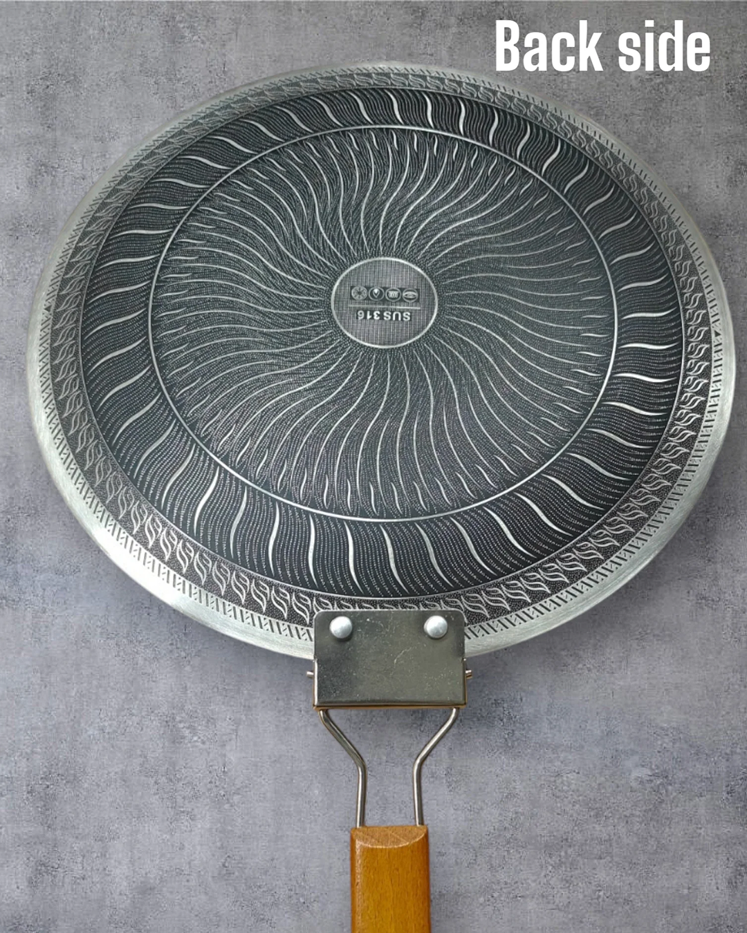 36.5cm Honeycomb Stainless Steel Grill Plate
