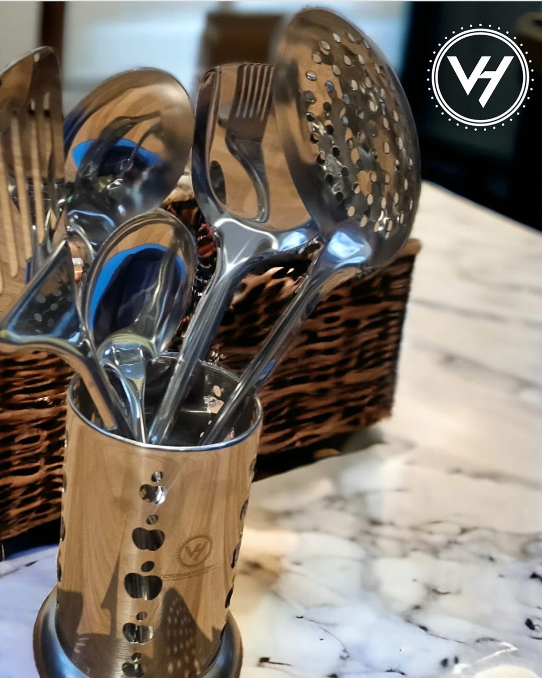 5-Piece Stainless Steel Cooking Tool Set