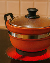 5L Clay Handi Pot with Glass Lid
