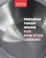 5L Tri-Ply Stainless Steel Inner Lid Pressure Cooker