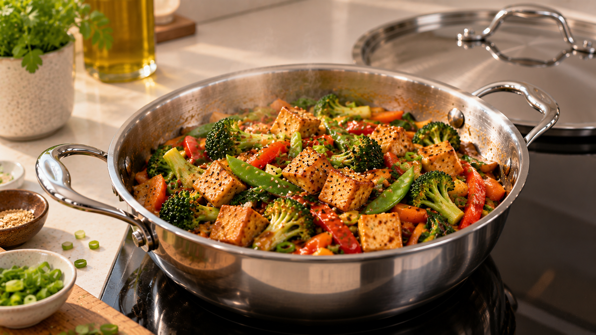 Vegetable & Tofu Stir-Fry