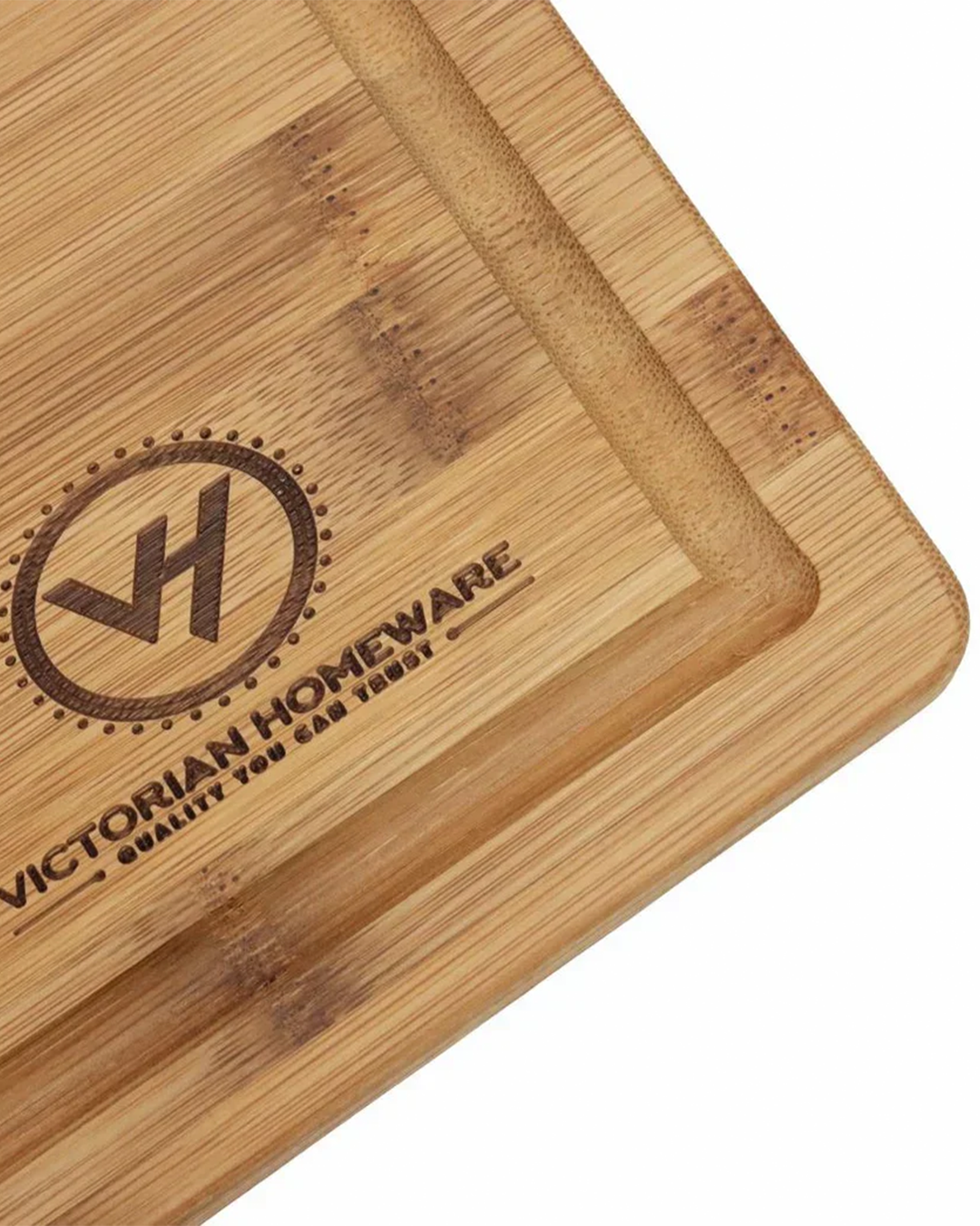 Bamboo Cutting Board & 8" Chef Knife Set