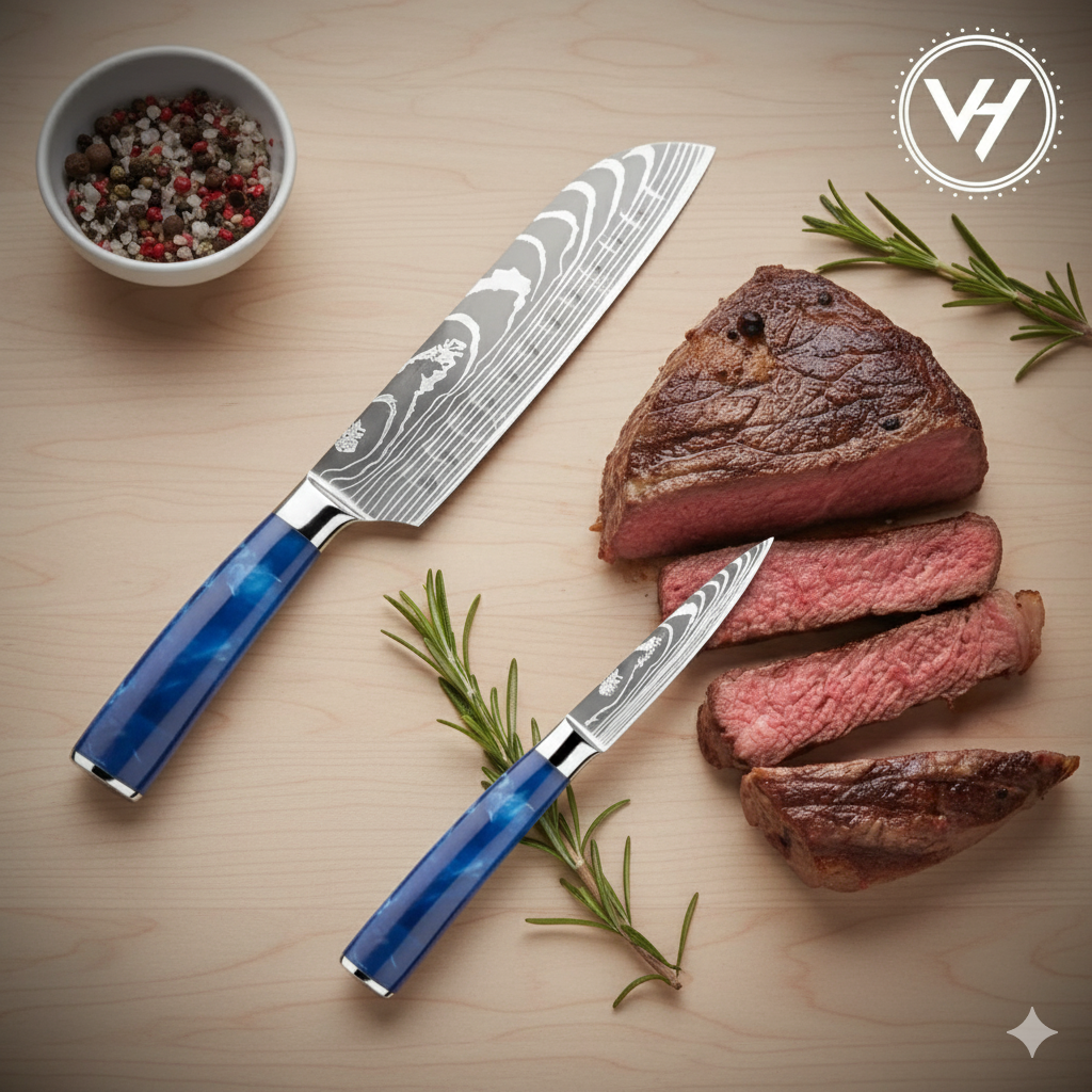 Stainless Steel Knife Set (5 Pcs)