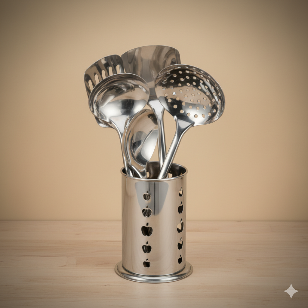 5 PCS Stainless Steel Kitchen Utensil Cooking Tool Set