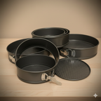 6-Piece Springform Cake Pan Set