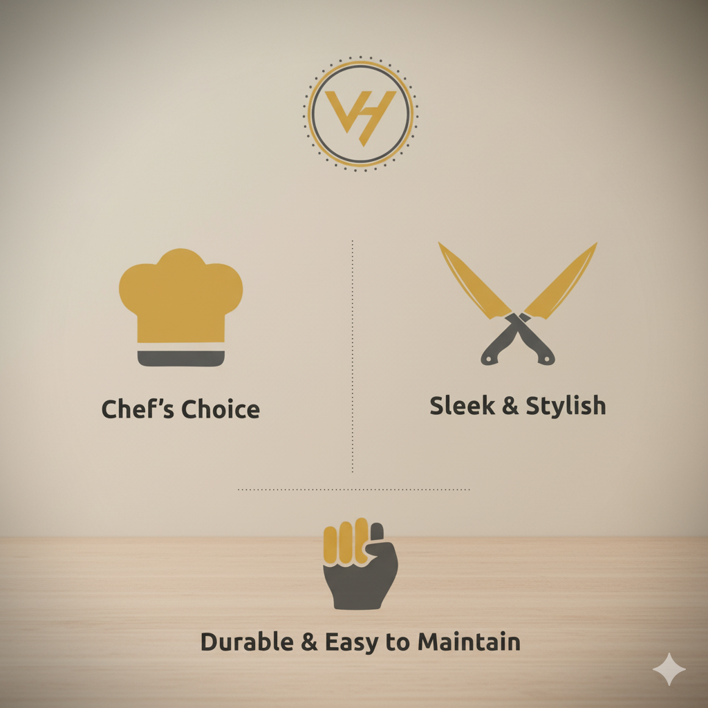 Stainless Steel Knife Set (5 Pcs)