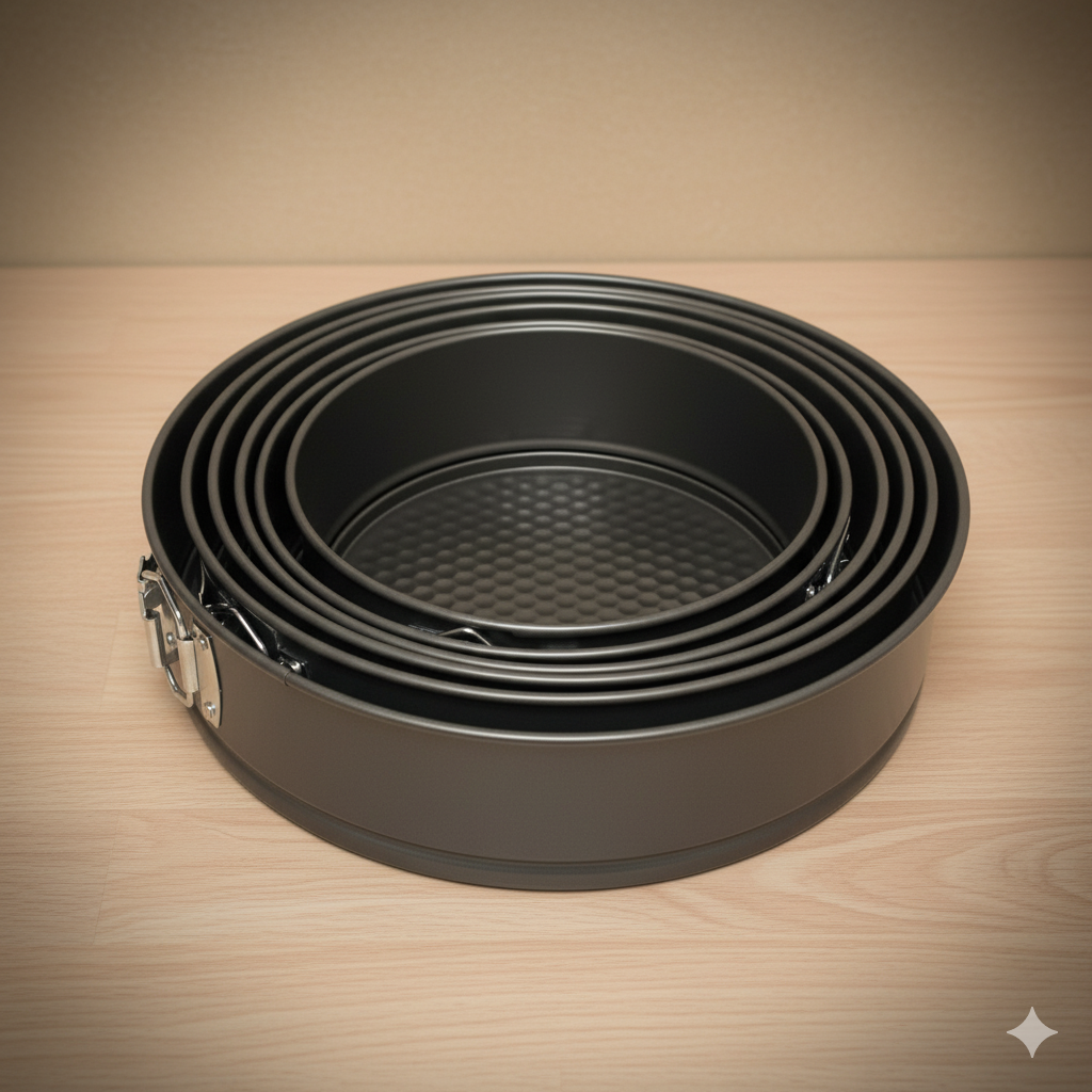 6-Piece Springform Cake Pan Set