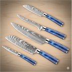 Stainless Steel Knife Set (5 Pcs)
