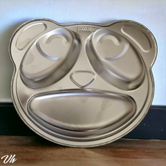 Kids Mickey Mouse Stainless Steel Plate