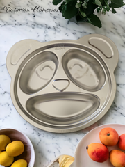 Kids Mickey Mouse Stainless Steel Plate