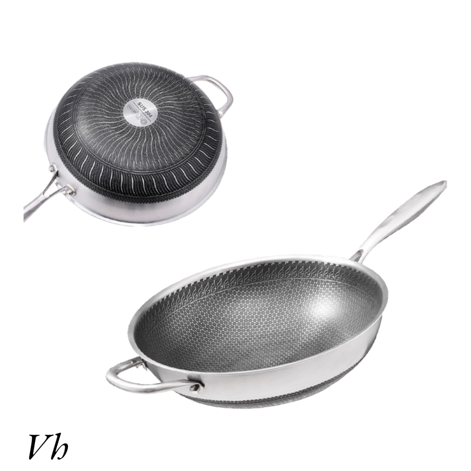 Honeycomb & Triply Stainless Steel Cookware Combo Deal