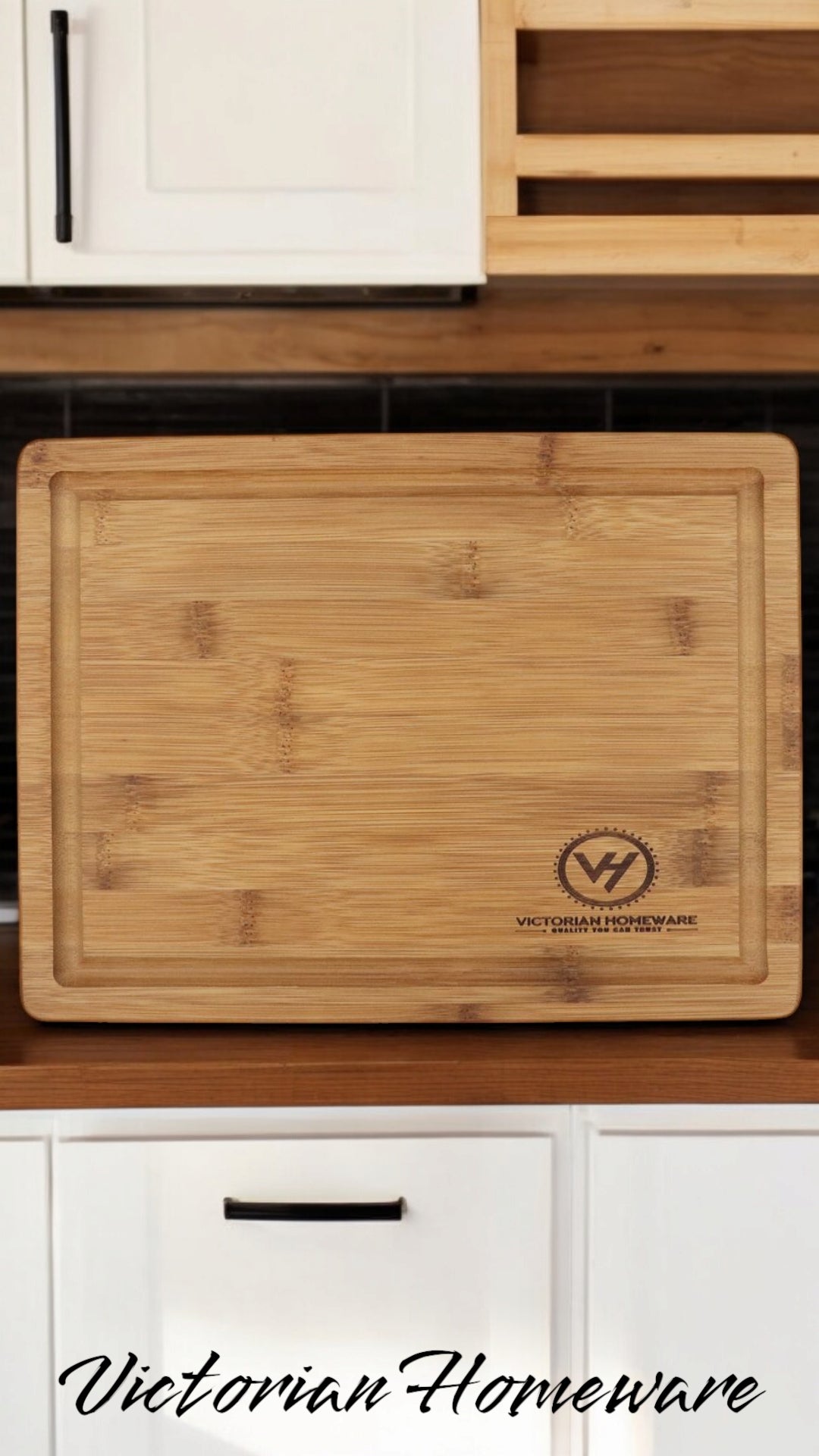 Carbonized Bamboo Cutting Board