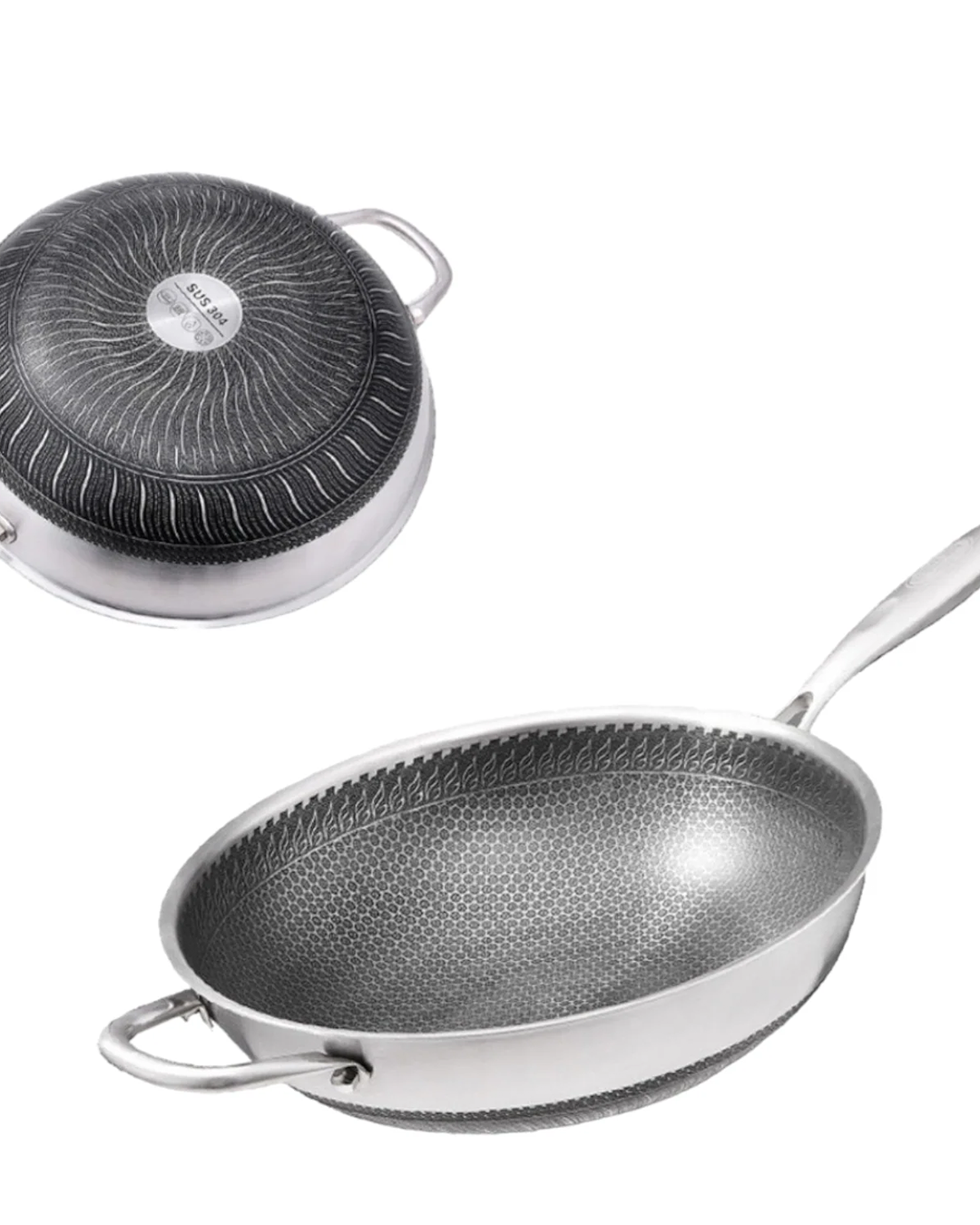 Premium Honeycomb & Tri-Ply Cookware Set