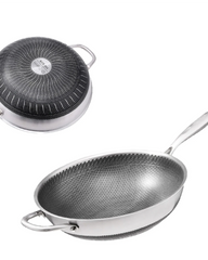 Premium Honeycomb & Tri-Ply Cookware Set