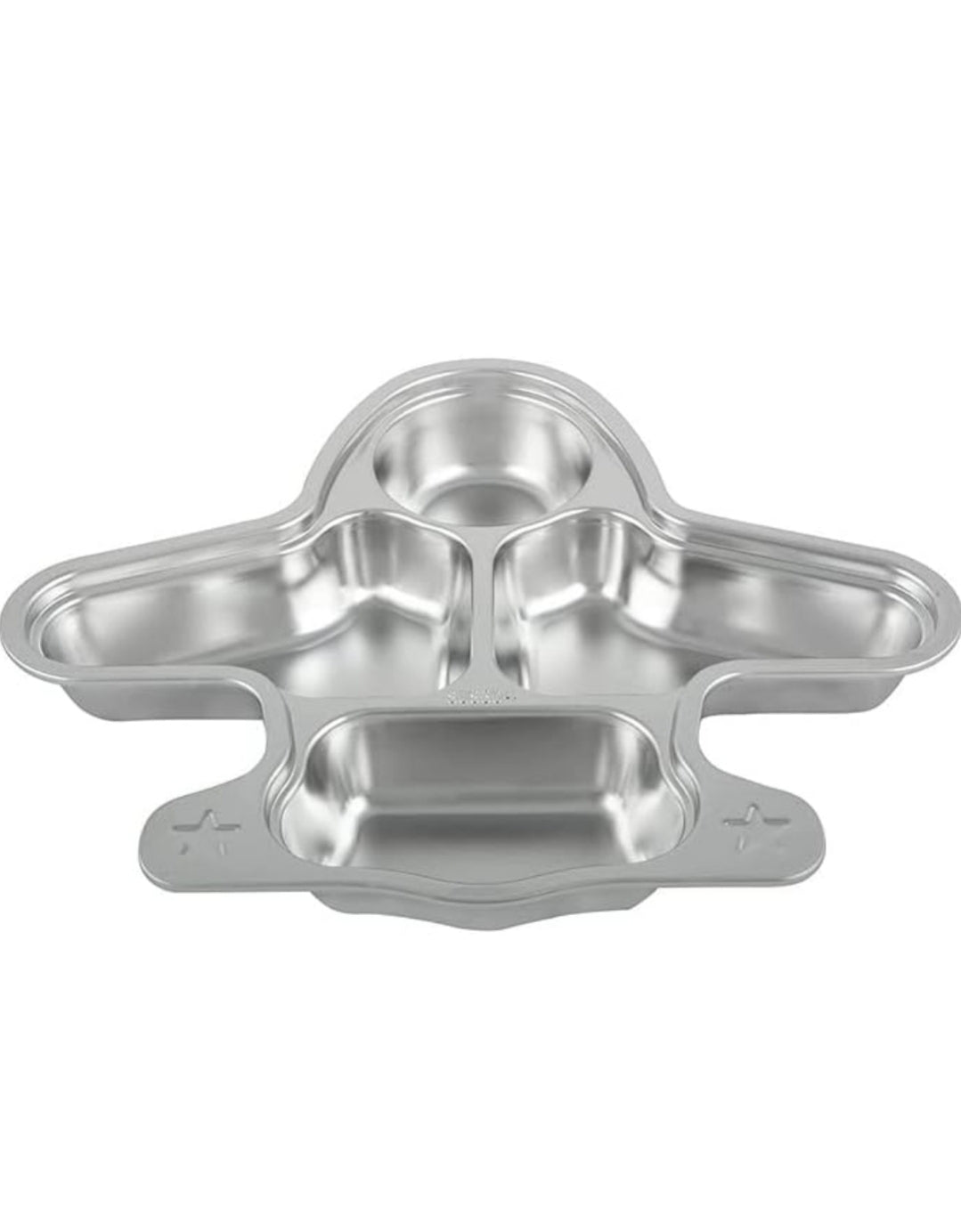 Kids Aeroplane Stainless Steel Plate