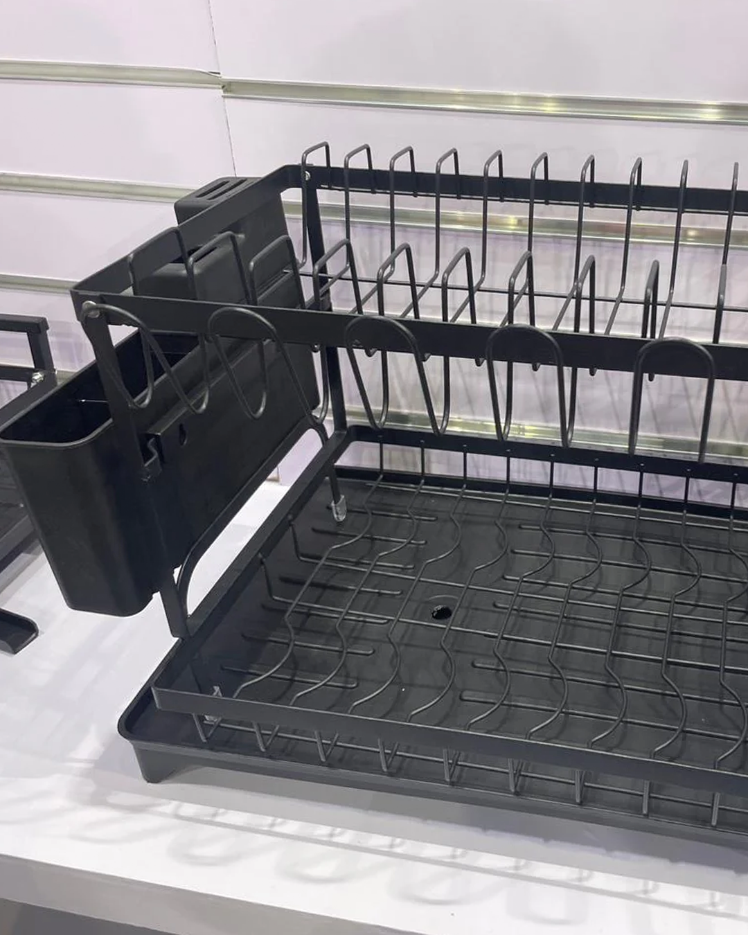 Stainless Steel Dish Drying Rack with Drip Tray